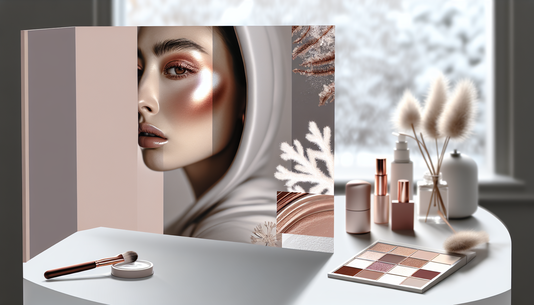 Minimalist Makyajda Kış Renk Paletleriyle Doğal Işıltı Nasıl Yaratılır? - minimalist-makyajda-kis-renk-paletleriyle-doga